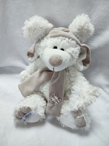 Doudou peluche souris blanche - doudou,