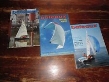 A VOIR ! LOT 3 ANCIENS MAGAZINES " BATEAUX " 1968/69