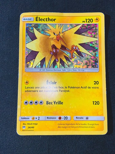 Carte pokémon electhor 40 - pokémon, 26/40