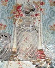 ANCIEN FLACON en CRISTAL de BACCARAT modèle BAMBOU vers 1900