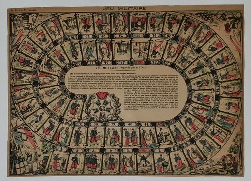 Jeu militaire vers 1915