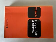 livre, analyse réel et complexe de Rudin au édition Masson