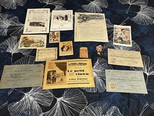 Lot de vieux papiers fin