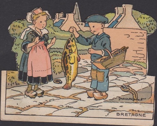 Chromo ancien publicitaire - chromo,