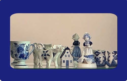Delft blue painted - delft, 6