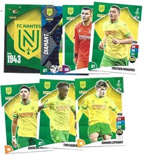 PANINI ADRENALYN CARD LIGUE 1 2026 7 CARDS FC NANTES 199 201 207 209 214 215 362