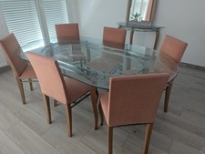 table en verre Pierre Vandel occasion 