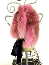Tricot Chic Exceptionnel col écharpe en fourrure Neuf