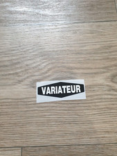 Autocollant cache variateur