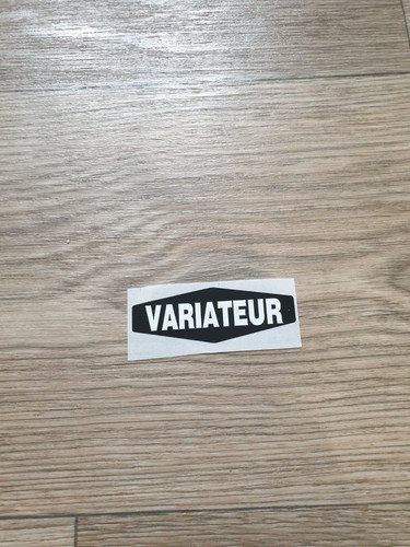 Autocollant cache variateur