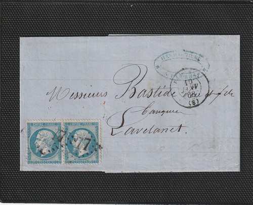 Paire napoleon iii timbres - napoleon,