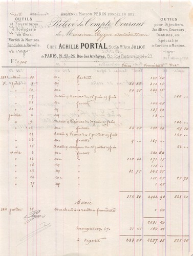 1881 outils fournitures - et, d