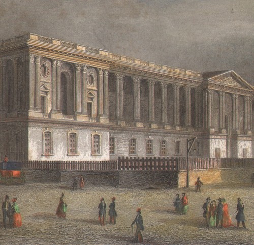 1839 gravure aquarellée - gravure, le