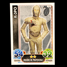 carte topps STAR WARS Force Attax K-3PO : 19