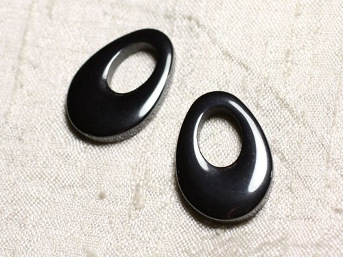 1pc pendentif perle pierre - -,