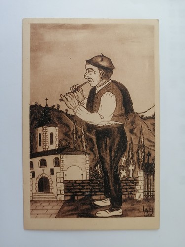 Cpa rare illustrateur lam type - rare,