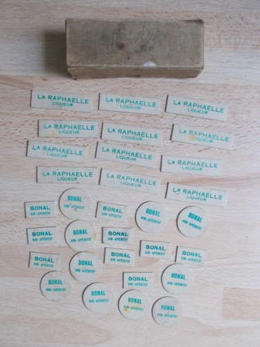Anciens jetons cartes en - 31,