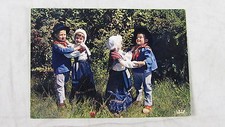 CPA MORVAN FOLKLORE MORVANDIAUX 1962 COSTUME ENFANT DANSE BOURGOGNE