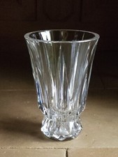 Saint Louis Modele Floride Signé Vase En Cristal Taillé H 24,6 Cm Poids 3,6 Kg
