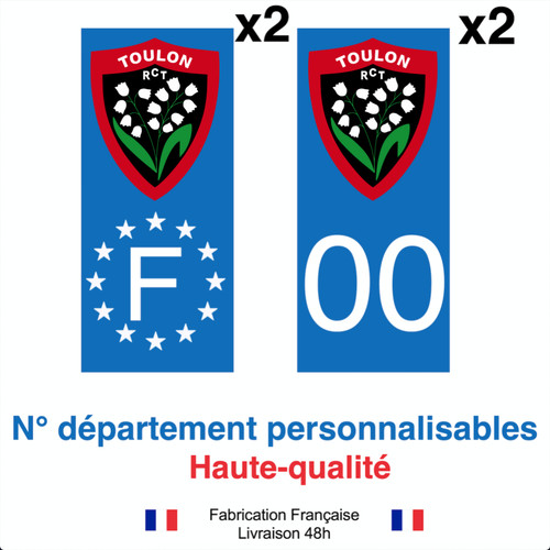 Stickers autocollant plaque