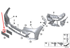 NEW BMW X7 G07 FRONT BUMPER