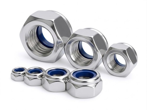 écrous freins inox m4 - Écrous,