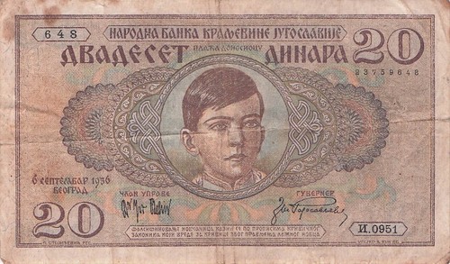 Billet banque banknote - de,