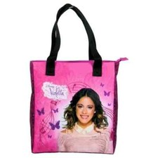 Grand Sac cabas Violetta 35cm rose pour enfant fille