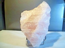 MINÉRAUX.   QUARTZ ROSE.   Minas Gerais, BRÉSIL.   Géologie, lithothérapie...