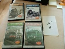 Lot 4 Dvd-la PASSION des trains-1/2/3/3bis-cheminot/gare/mistral/vapeur/bb/cc