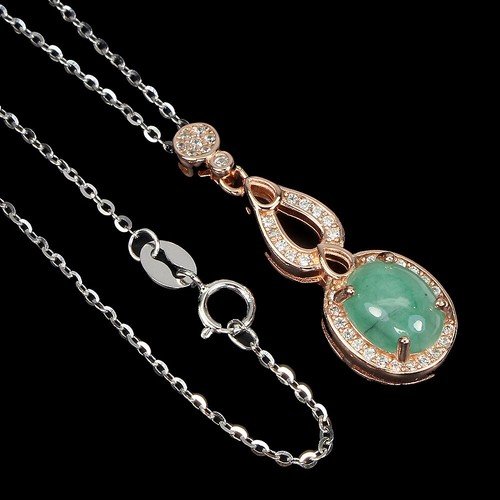 Collier argent sterling - en,