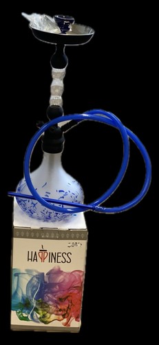 Coffret narguilé shisha bleu - narguilé,