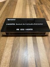 Tendak Switch HDMI Commutateur HDMI 4K 5 Entrées  L/R Optical Toslink Audio + 3D