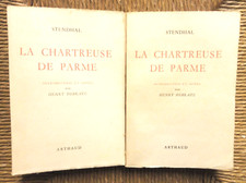Livres romans La Chartreuse de Parme tome 1 et 2 de Stendhal