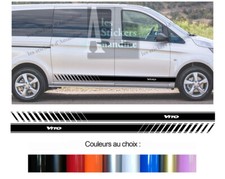 2 BANDES BAS DE CAISSE POUR MERCEDES VITO MARCO POLO FOURGON STICKER BD107-10