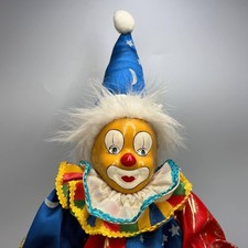 Poupée clown vintage en