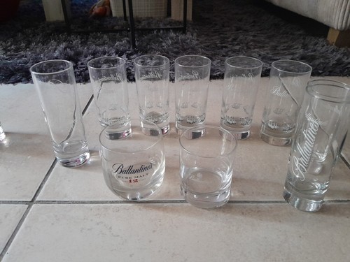 Lot verres ballantine s - lot,