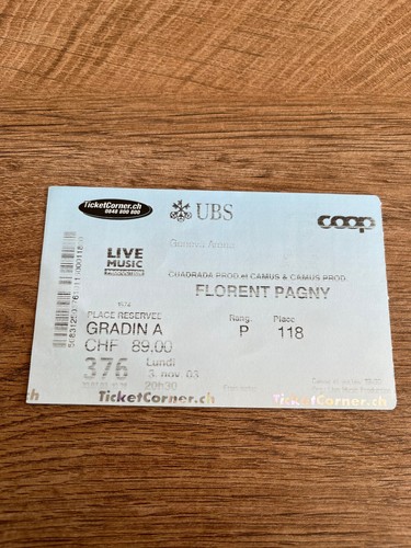 Billet concert n83 - concert,