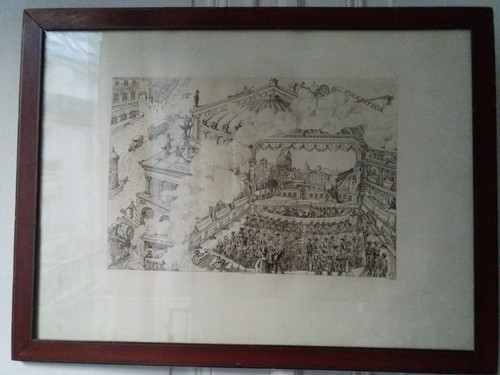 Rare gravure humoristique - rare,