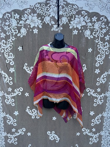 Vtg silk kaftan caftan white - vtg,