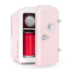 Mini Frigo de Chambre 4L Petit Frigo 230V/12V Silencieux pour Boissons Cosmet...