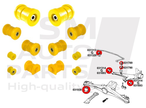 Kit silentblocs suspension - kit, de