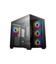 🔥 Boîtier PC Gamer DeepCool CG530 4F Noir 🖥️ | ATX, Verre Trempé, 4 Ventilos