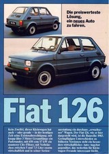 Catalogue Brochure Fiat 126