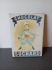 Cadre Publicitaire Toile Imprimée Chocolat SUCHARD 38 CM X 28 CM Clouet