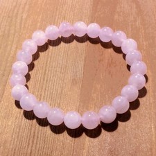 Bracelet Quartz Rose Perles 8