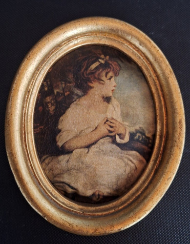 Ancien cadre bois avec - en,
