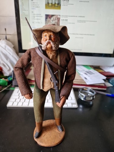 Santon jouglas chasseur - santon,