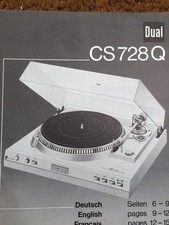 Dual cs728q turntable - cs728q,