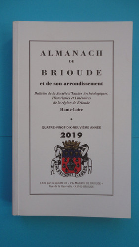 Almanach brioude 2019 haute - de,